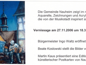 Einladung Nauheim Rathaus 2006