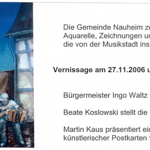 Einladung Nauheim Rathaus 2006