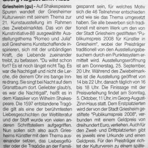 Artikel gu Zwiebelmarkt 2008