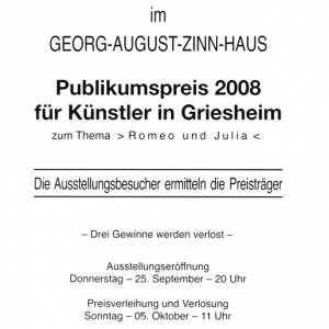 Plakat Zwiebelmarkt 2008