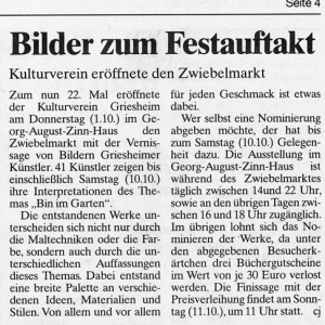 Artikel cj Zwiebelmarkt 2009