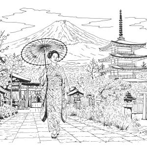 Kirschblüte in Japan