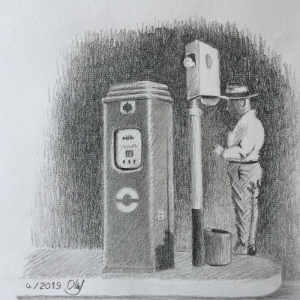 American Gas station, die 1950er, 2019