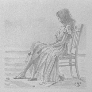 Sitting woman