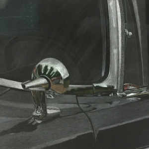 Detail of an Old Russian car 2019